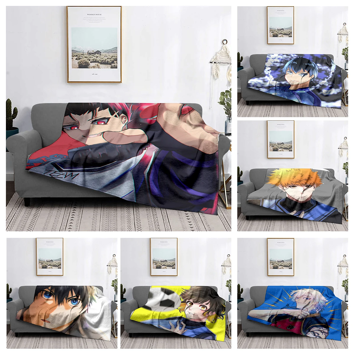 Home decoration plush Sofa blanket Colorful Animal  Bedspread on the bed anime fluffy soft blankets thick blanket for winte