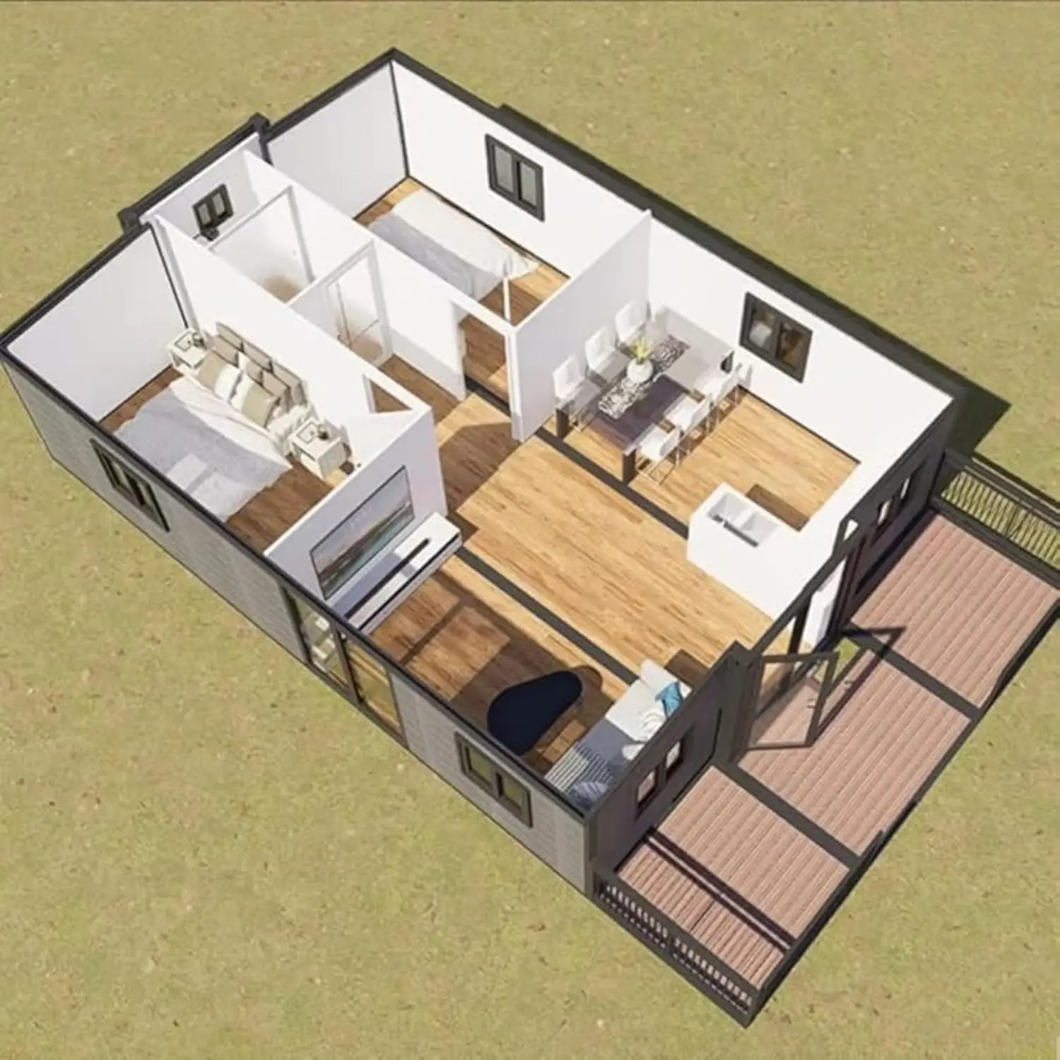 

Expandable Container House 20ft Prefabricated Folding House Wholesale Price Foldable Room Container House Tiny Home for Italy