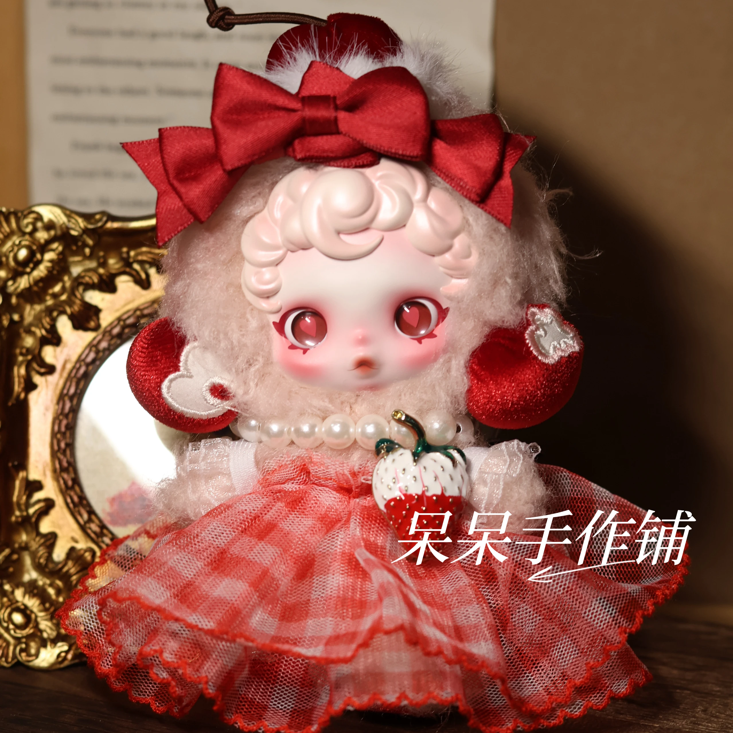 Doll Clothes For Skullpanda V3 You Found Me Series Moldy Muffin Pink Dress Replacement Doll Outfit Accessories Girl Gifts Toys