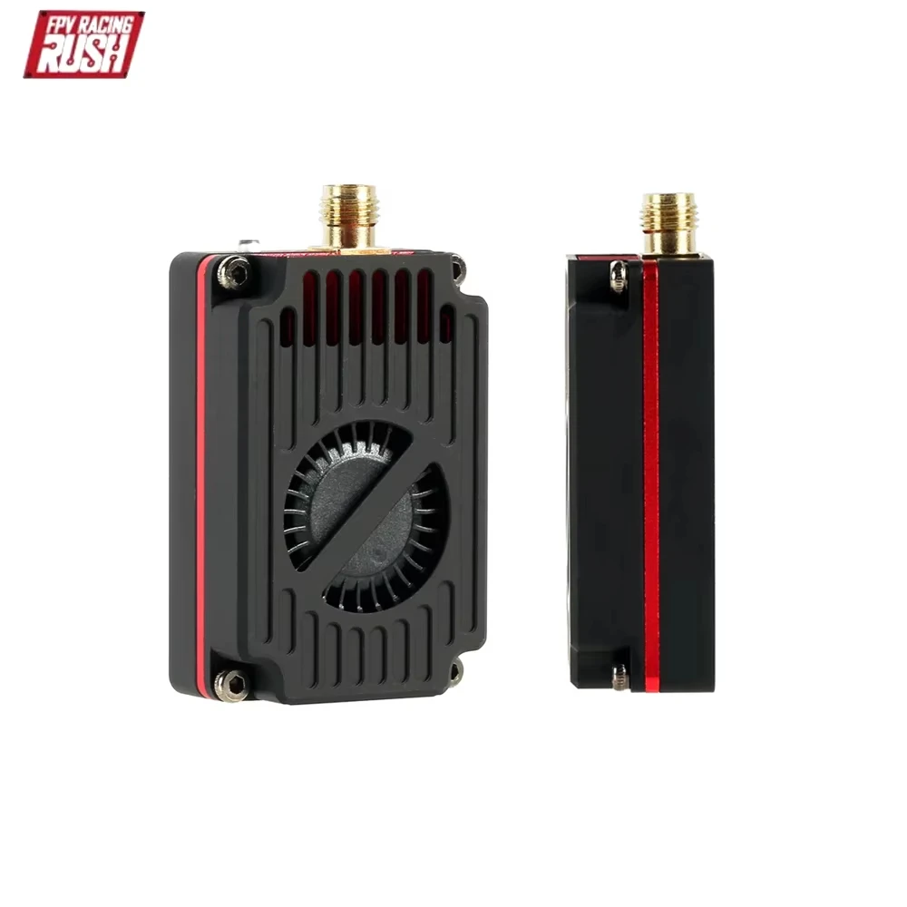 RUSHFPV 4.9Ghz/5.8Ghz 4W Vtx RHCP 1.8dBi Antenna VTX Transmission Module Set High Power FPV Racing Drone Simulation Long Range