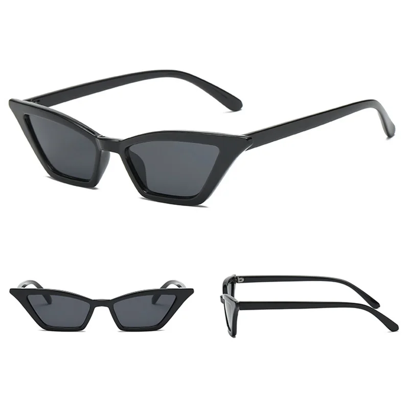 النظارات الشمسية الرجال النساء ضوء Cateye موضة العلامة التجارية الفاخرة مصمم ريترو مثير في الهواء الطلق حفلة دائم gafas دي سول النظارات اليومية Y2K #4