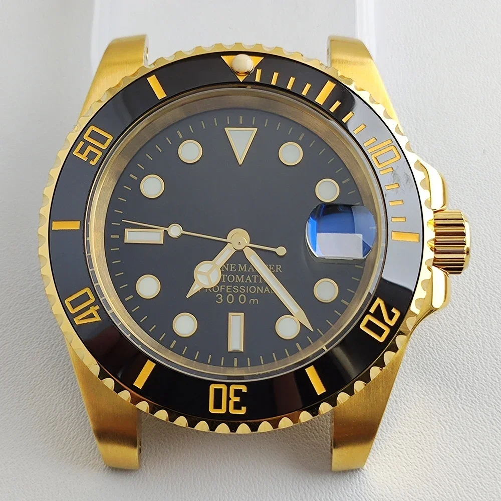 40mm NH35 Case Dial Hands Stainless Steel Bracelet Sapphire Glass Fit Sub GMT NH34 NH35 NH36 Movement Men's Watch Parts Assemble - Image 4