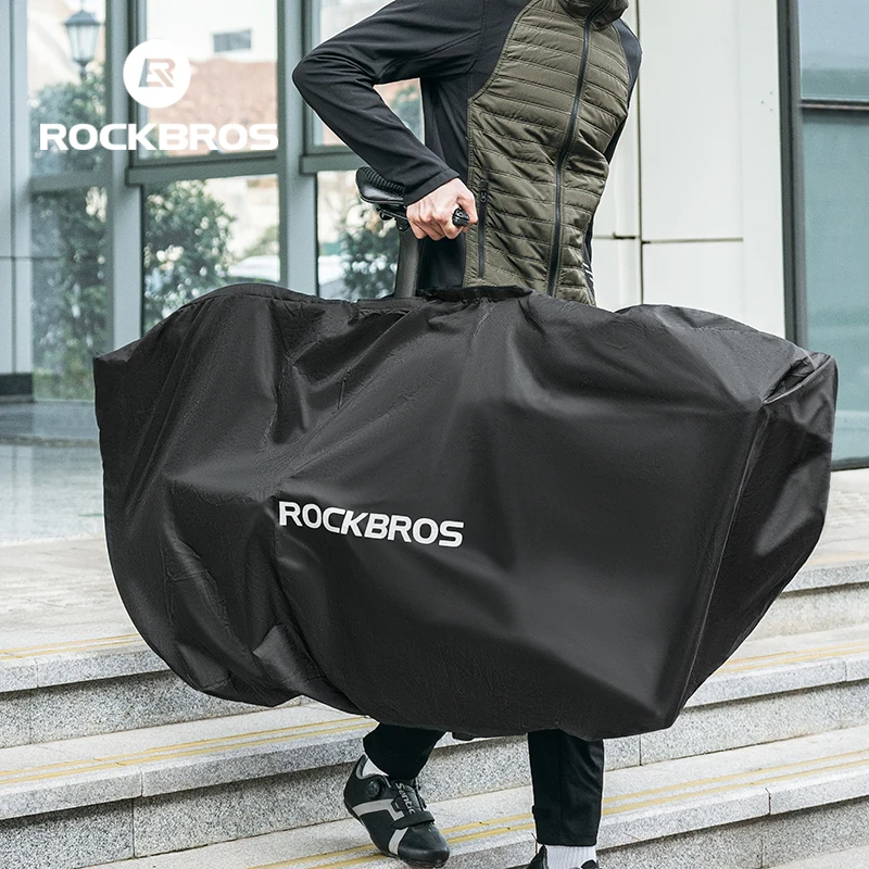 ROCKBROS Mini Portable MTB Road Bike Carry Bag for 27.5 Inch 700C Travel Bike Storage Bag Bike Outdoor Cycling Bicycle Accessory