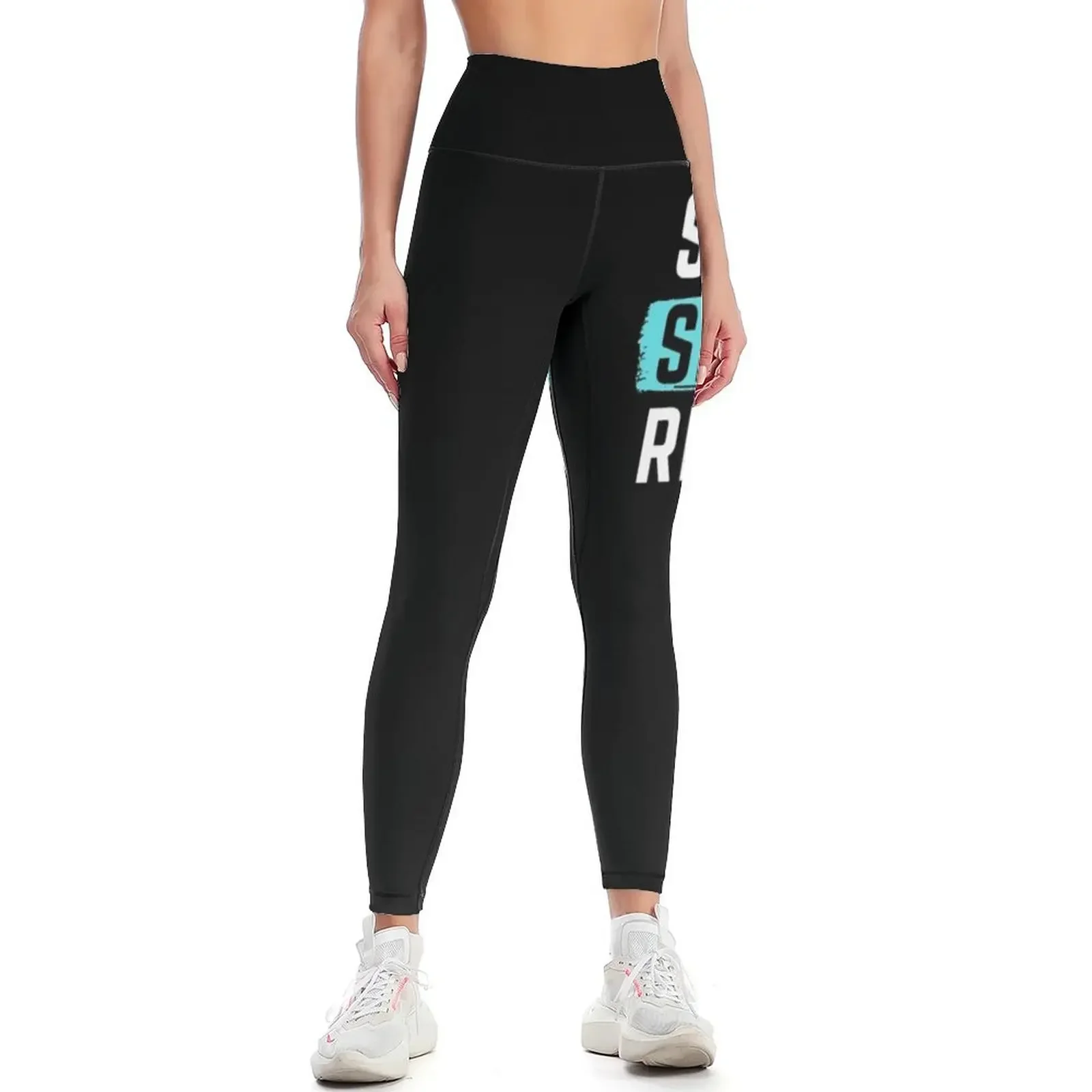 

Eat Sleep Ski Repeat Leggings Fitness's gym clothes Fitness clothing Sports pants for flared Womens Leggings