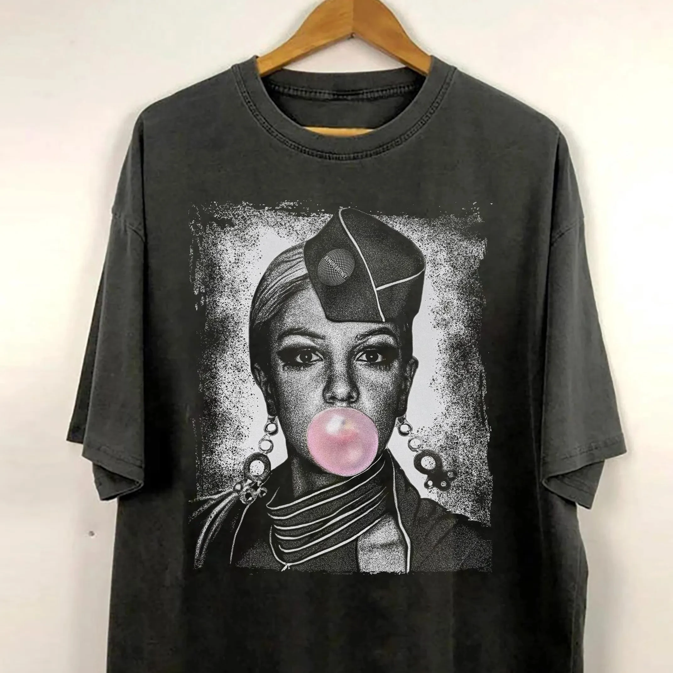 Camiseta Britney Spears Bubble Gum Balloon Bootleg, camiseta vintage de los años 90 de Britney Spears, camiseta de banda de pop metal
