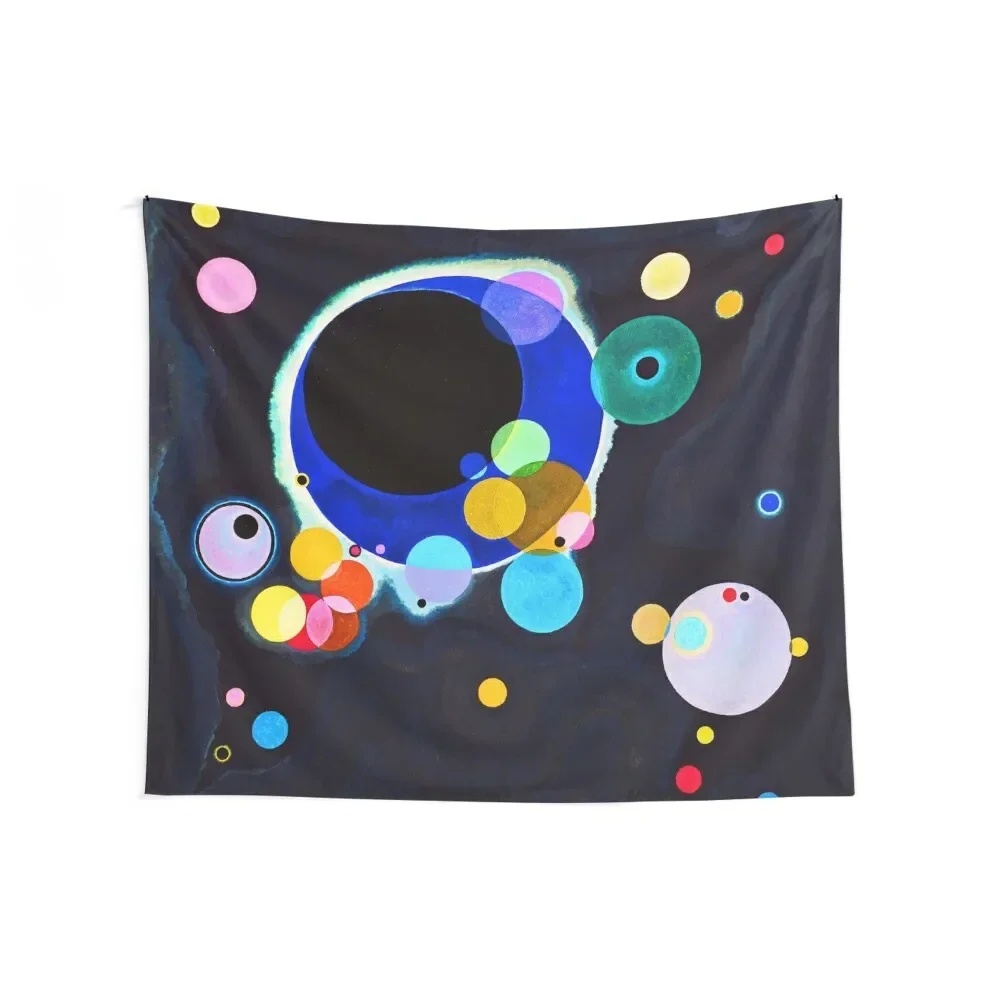 KANDINSKY HD - Several Circles 1926 Art Tapestry Wall Mural Bed Room Decoration Bedroom Decorations Home Decoration Tapestry