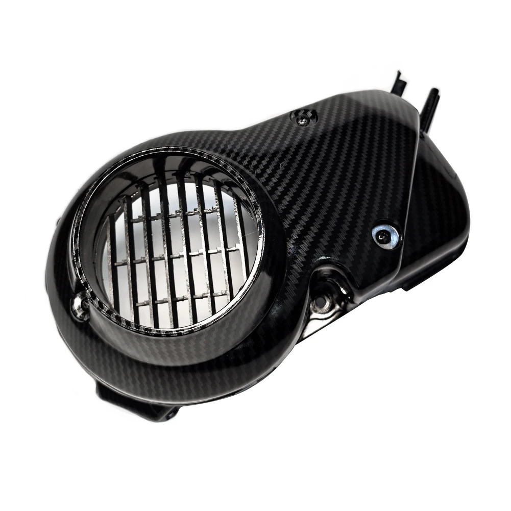 Carbon Fiber MOTORCYCLE Scooter Fan Cover Engine Fan Cooling Cover FOR Honda  DIO ZX50 AF27/28/16 FAN COVER Black