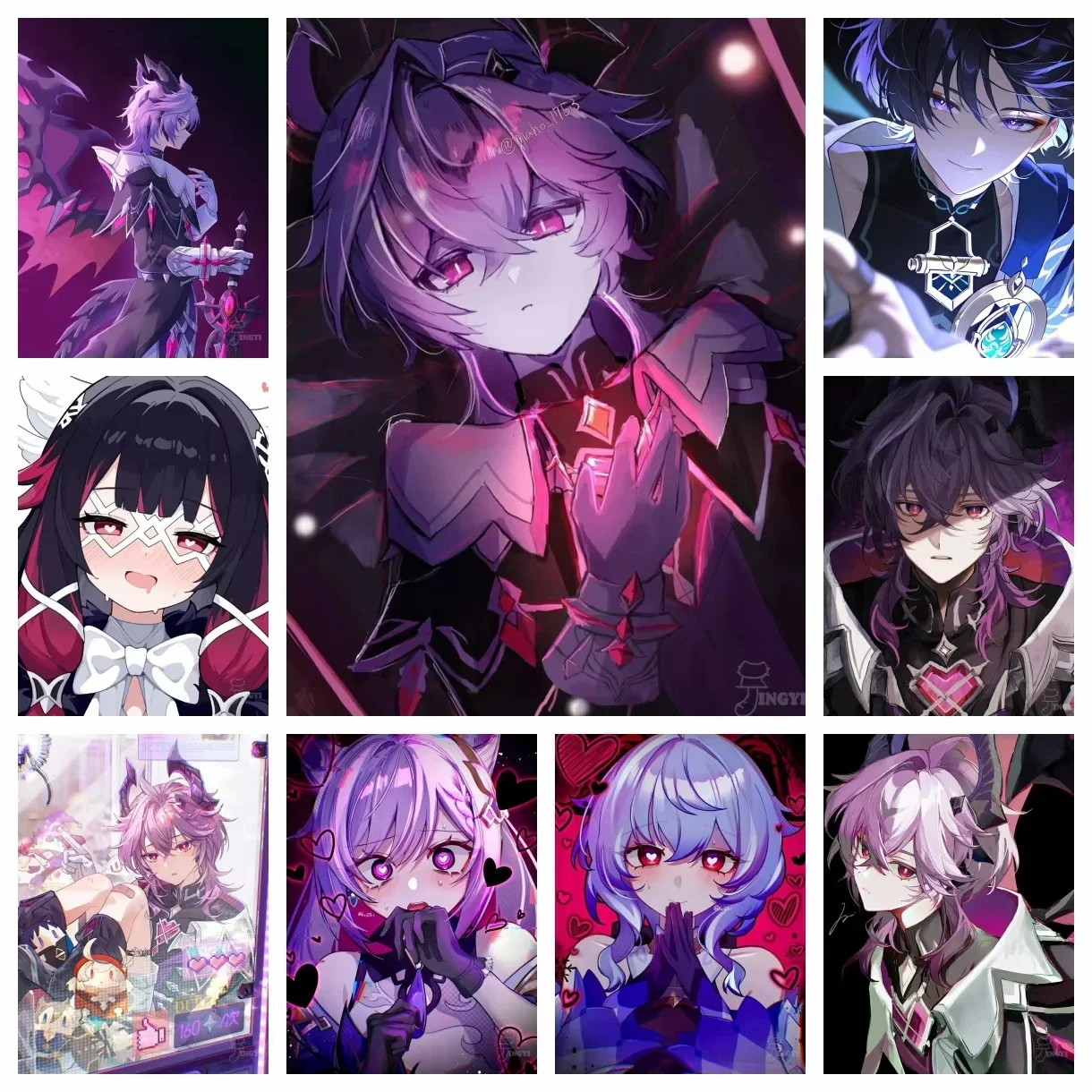 2026 New Game Genshin Impact Character Durin Diamond Mosaic Painting Photo Art Crystal Handcraft Embroidery Bedroom Decor