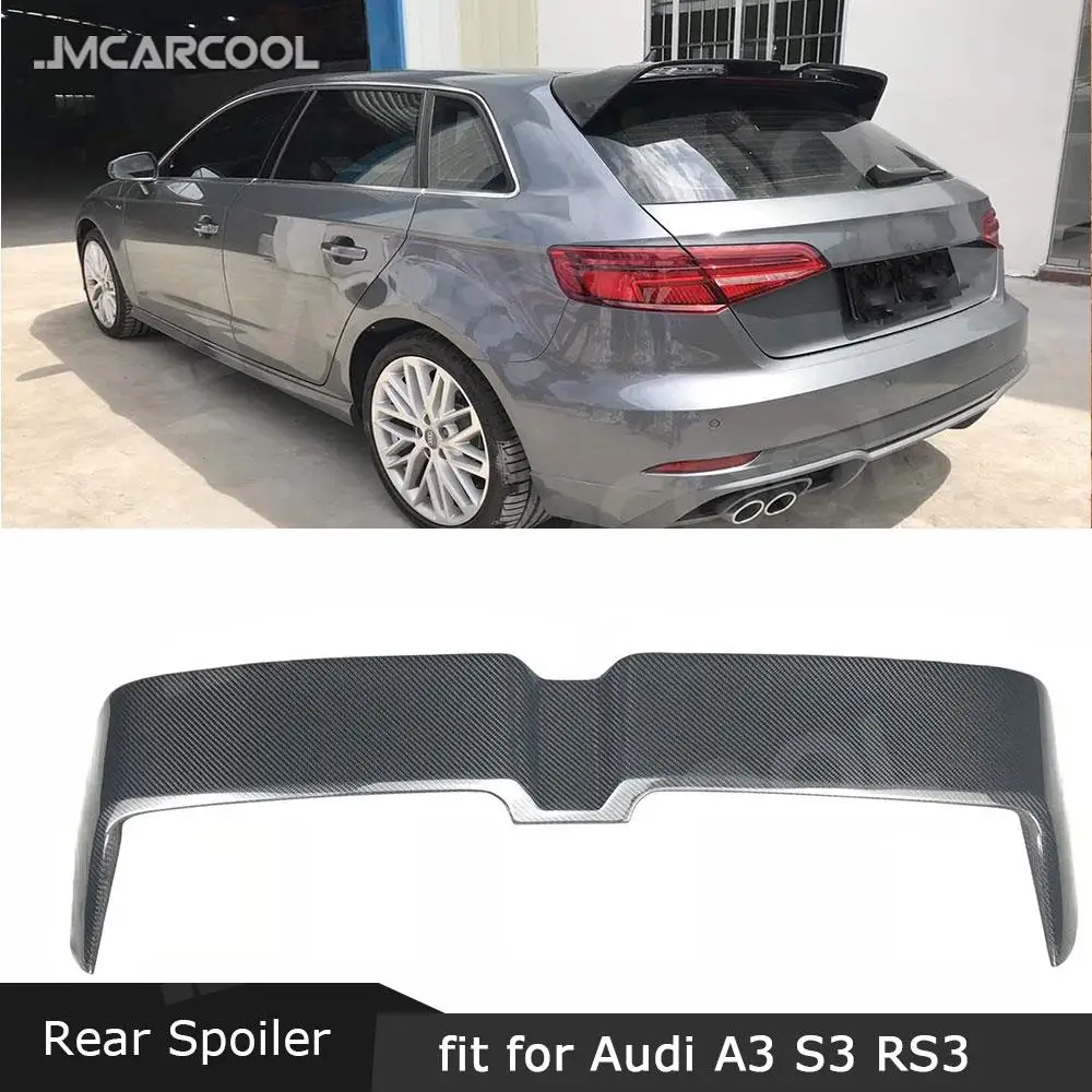 

Задний спойлер из углеродного волокна и FRP для Audi A3 S3 RS3 8V Hatchback, 4 двери, 2014 2015 2016 2017 2018