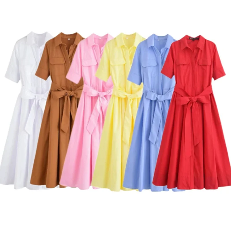 

Women's Dresses New Spring 2025 Red Dress Elegant and Romantic Passionate and Unrestrained Belt Embellishment