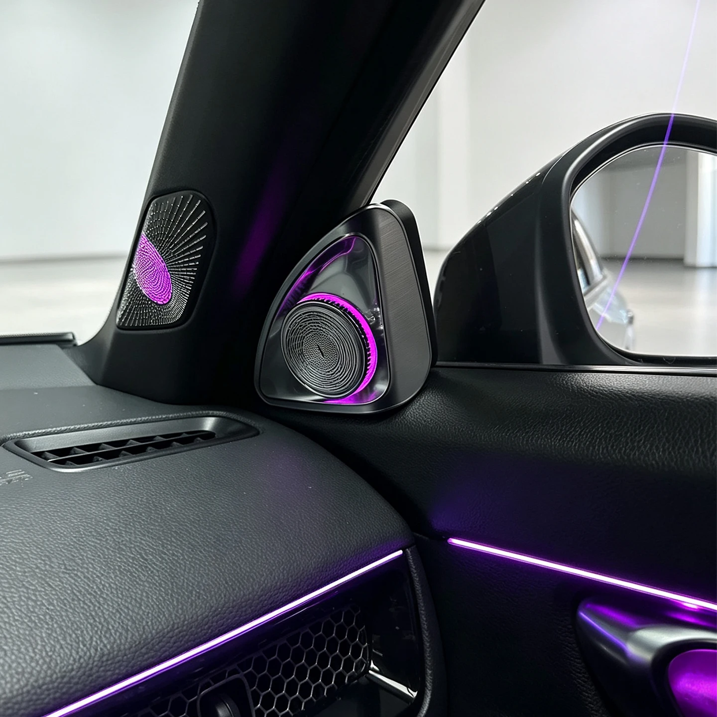 For 11th Generation Civic 4D Automatic Rotating Tweeter Atmosphere Light Modification Car Interior Lighting System