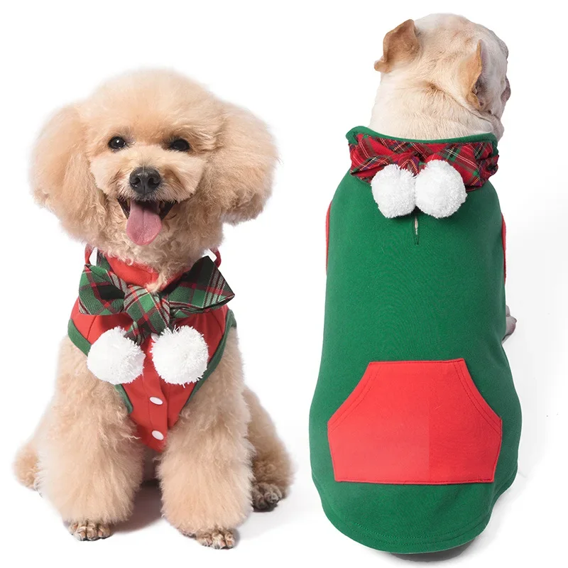

Halloween Pet Clothes Dog Mead Velvet Dog Sweater Vest Dog Clothes