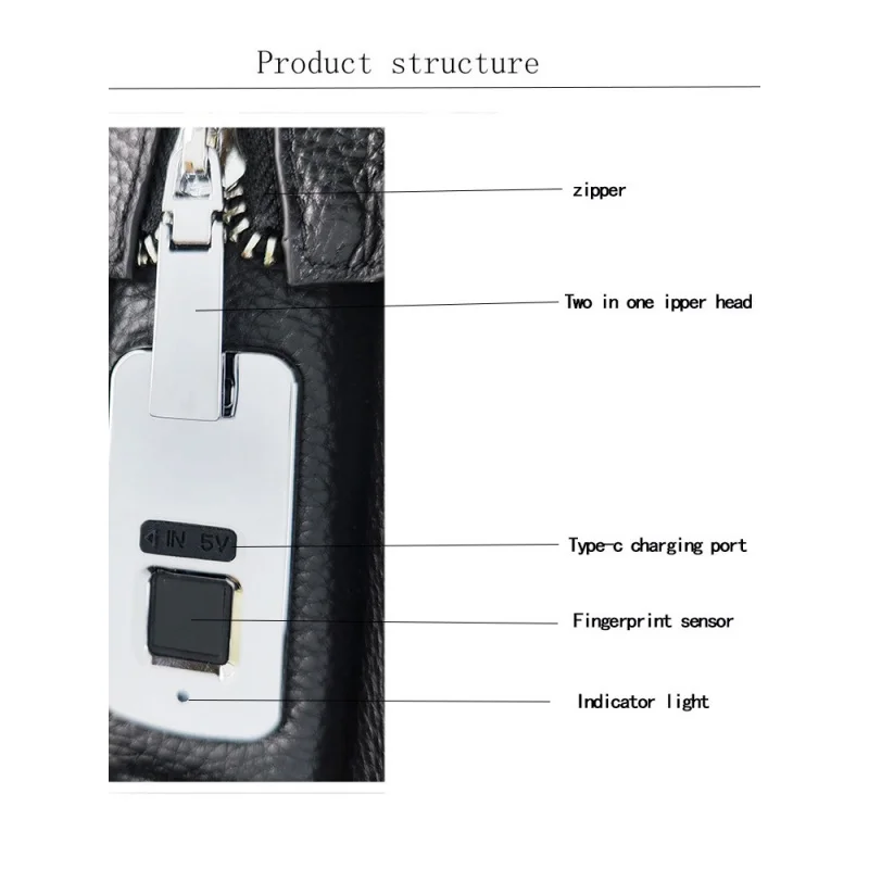 حقيبة ساعي بريد من جلد البقر للرجال ببصمة الإصبع ، تنقل للعمل ، سعة كبيرة ، إحساس متقدم ، جلد طبيعي ، كمبيوتر محمول