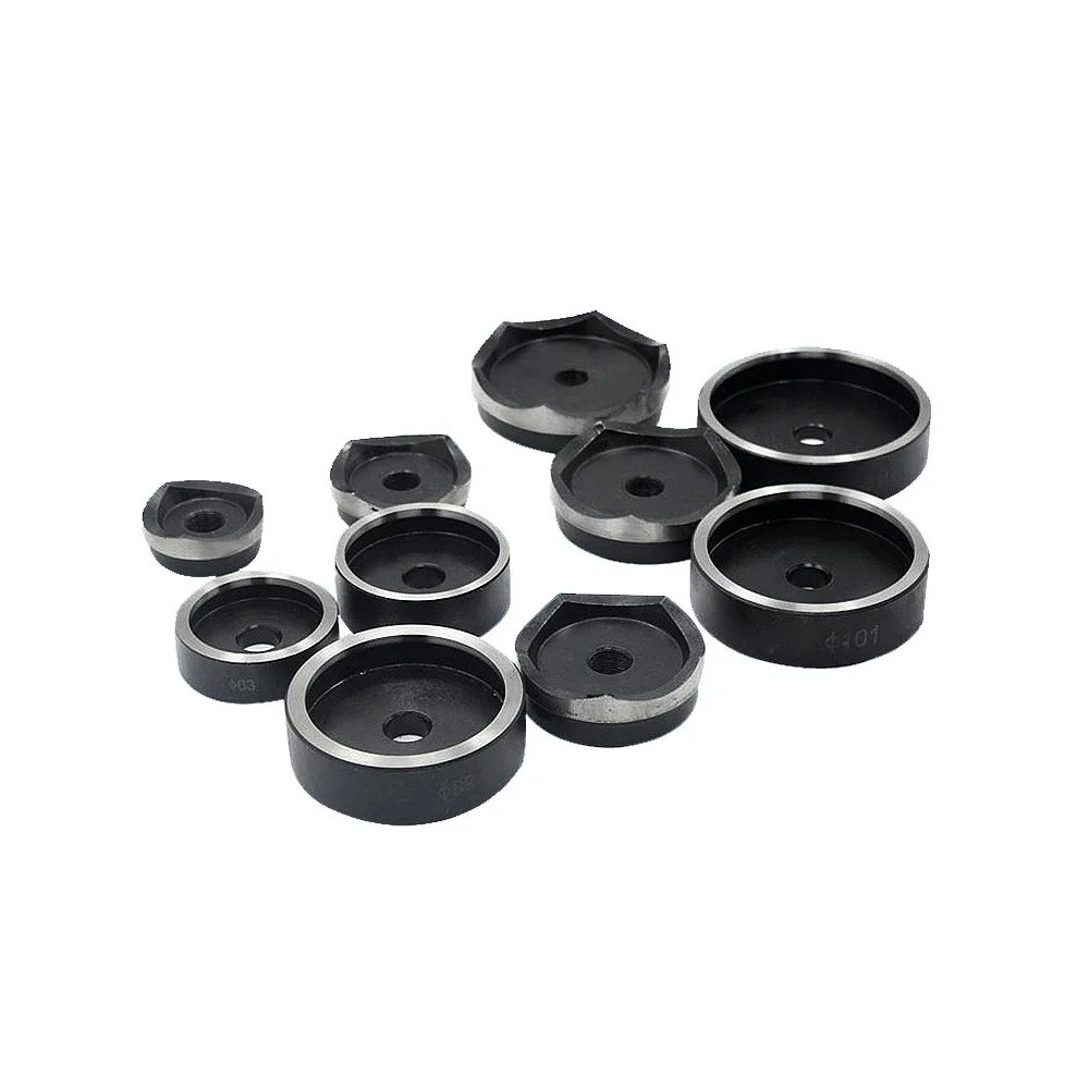 Troquel redondo de perforación Manual hidráulico, personalizado, de una pieza, 68mm / 65mm / 58mm / 40mm / 35mm, SYK-15 / SYK-8A /SYK-8B