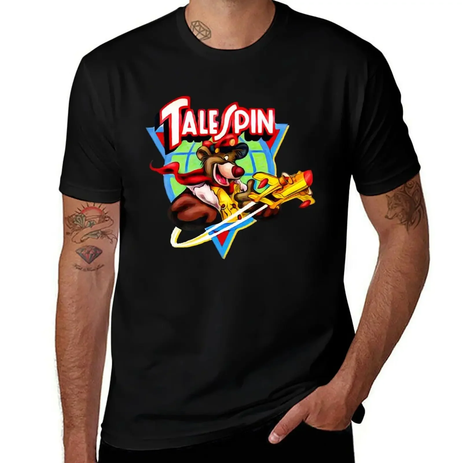 

Talespin, Baloo Logo Plane Classic T-Shirt valentines clothes aesthetic clothes Louboutins T-shirts man Men's t shirts