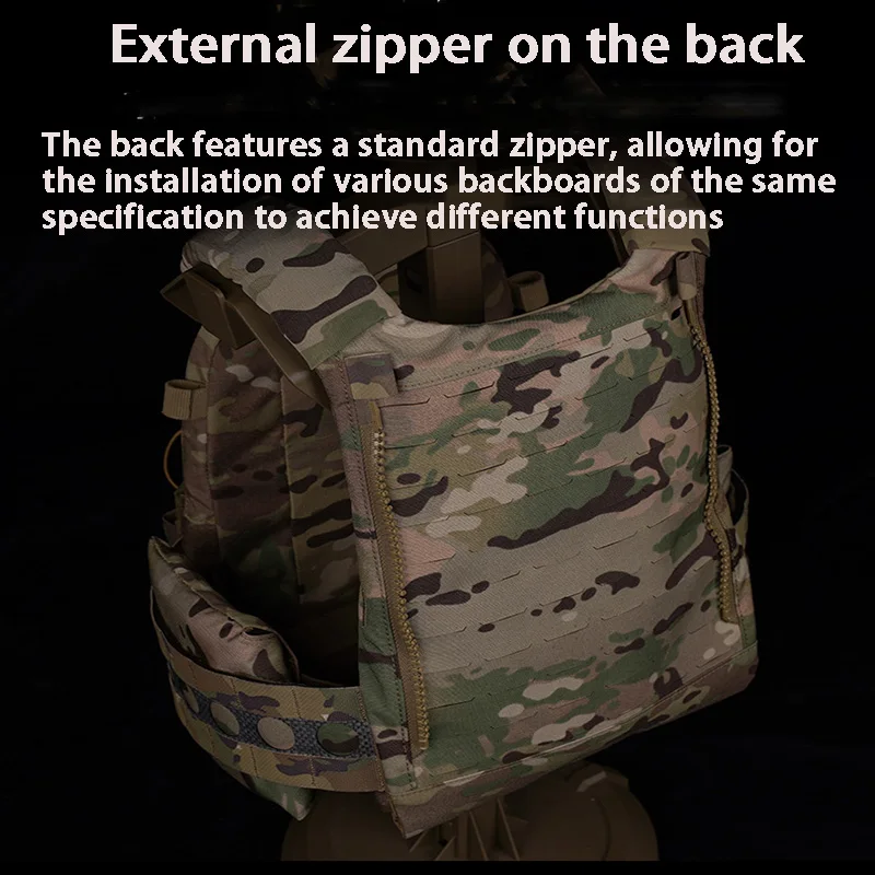 NEW Outdoor Tactical Vest Ferro Plate Carrier V5PC Hunting Vest Body Armor Portable MOLLE Systems Triple Magazine Pouch