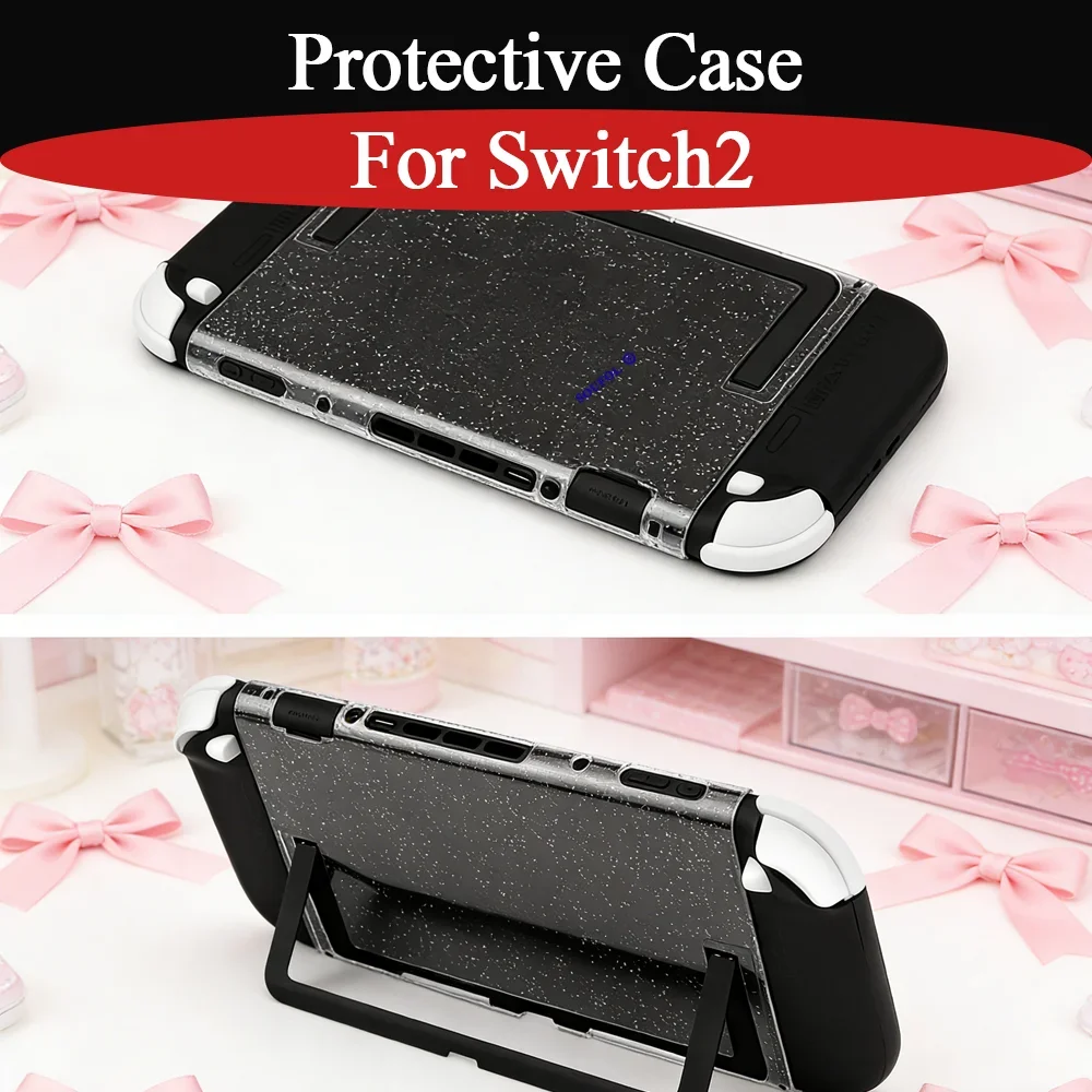 New 7 Colors Durable Face Cover Skin Shell Protector For Switch 2 Replacement Protective Cover case For NS2 Gaming Accessories