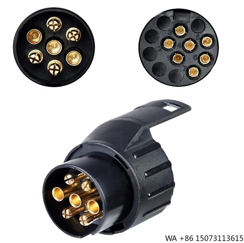 

12 В водонепроницаемый 7-контактный на 13-контактный разъем для прицепа, разъем-переходник