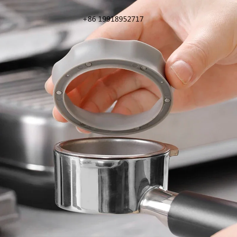 Magnetic Coffee Dosing Ring 51/53/58mm Dosing Funnel ABS Portafilter Home Espresso Barista Tool Coffee Accessories JJ82