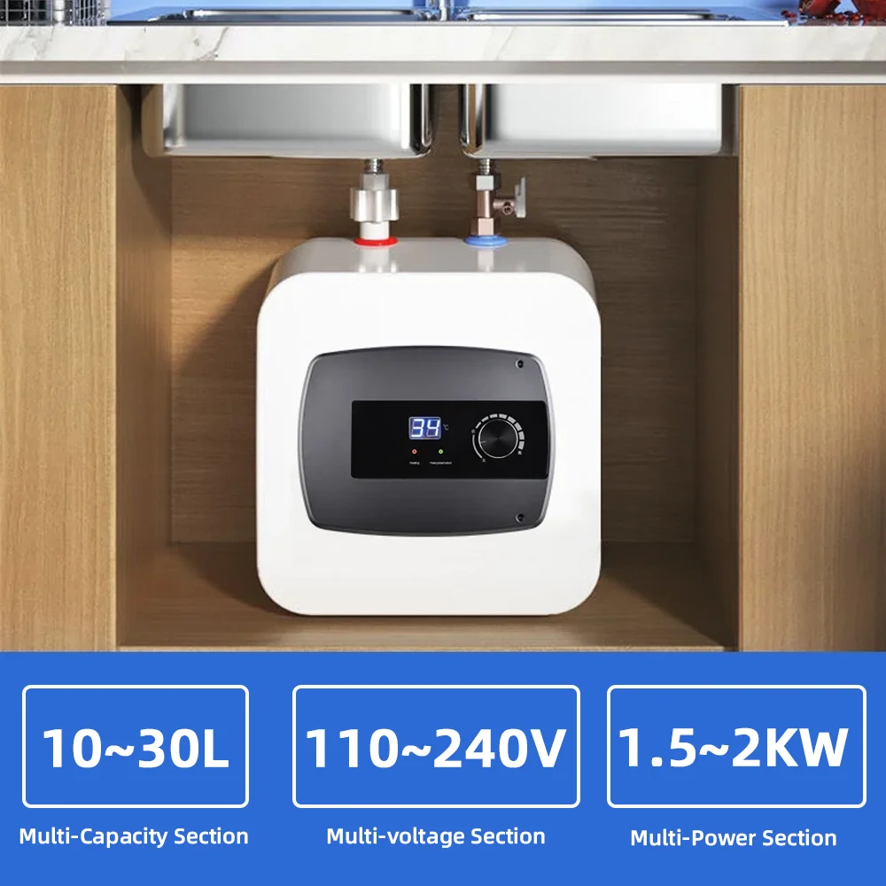 사각형 주방 전기 온수 온수 탱크 온수기, 저렴한 가격, 욕실 전기 샤워 주방, 10L, 15L, 30L
