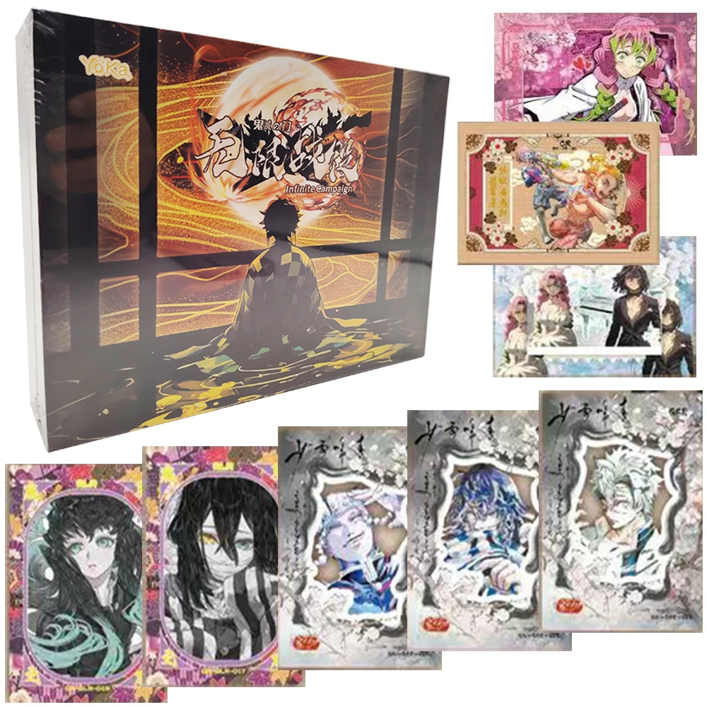 

Коллекционные карты «Убийца демонов», классические аниме главный герой, окружающие игрушки, Камадо Танджиро, Агацума Зеницу, креативные карты, подарки