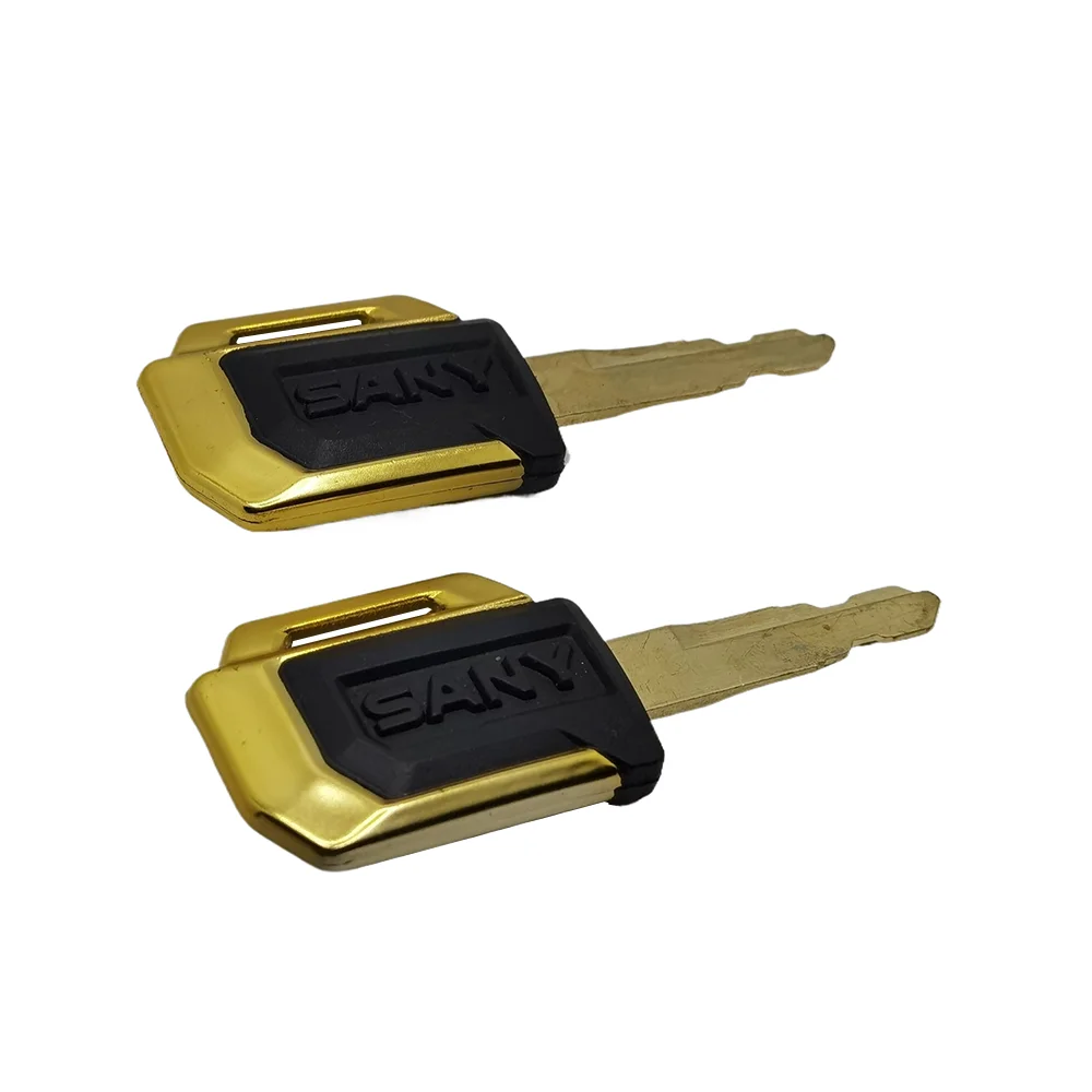 For Sany 55 60 75 135 215 Sany Excavator Original New Tuhao Gold Key Open Door Ignition Key