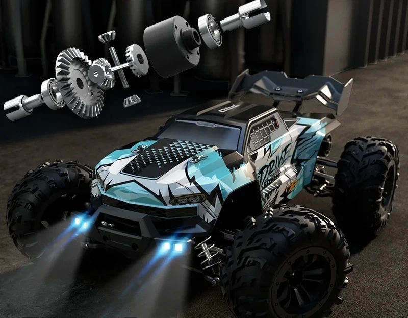

l L For Brushless 4WD RC Cars For Adults, 1:16 70KM/H High-Speed Remote Control Car, All Terrain Off-Road Truck