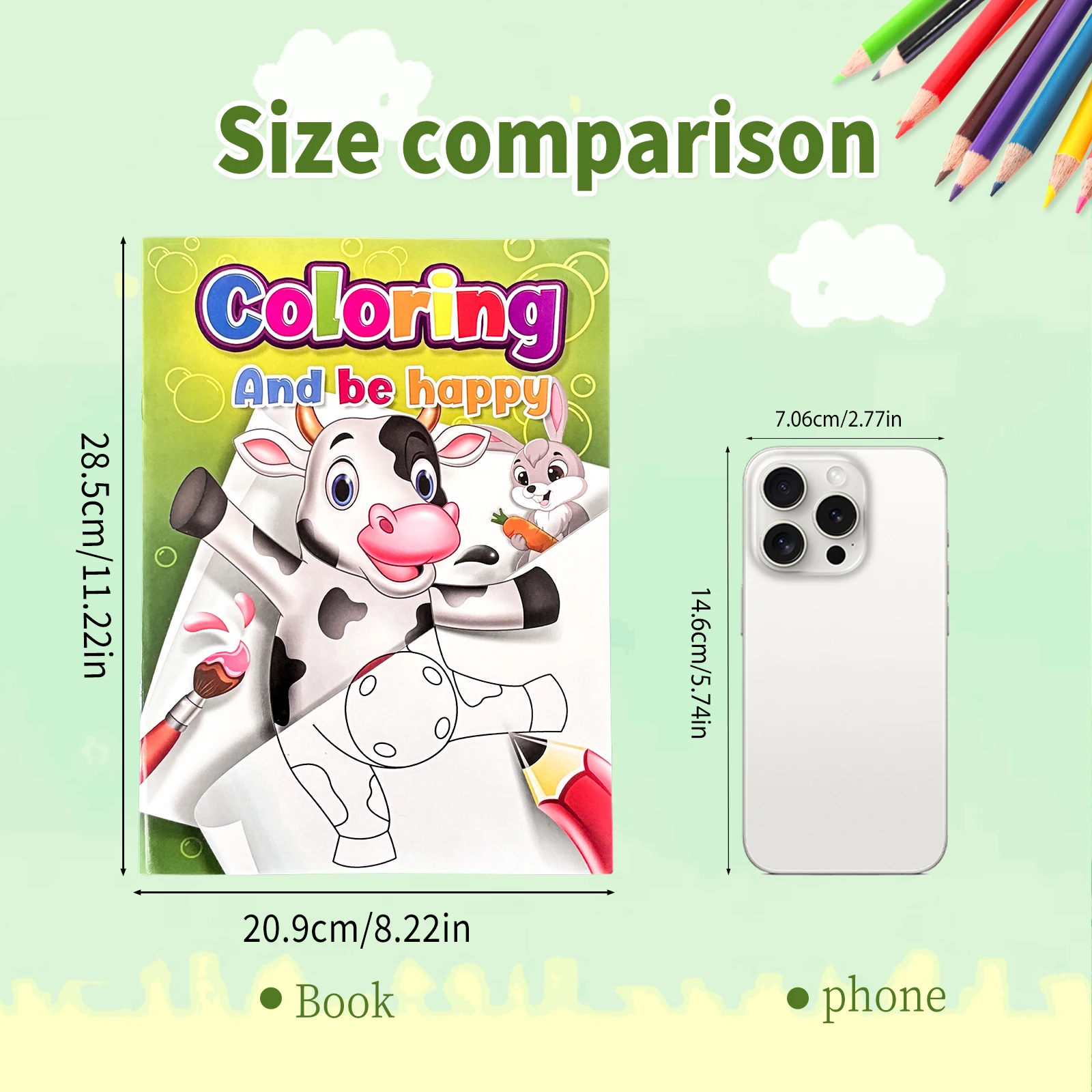 Baby Painting  Coloring Book Simple Picture Books And Educational Tools For Kindergarten And Children's Graffiti Gift watercolor