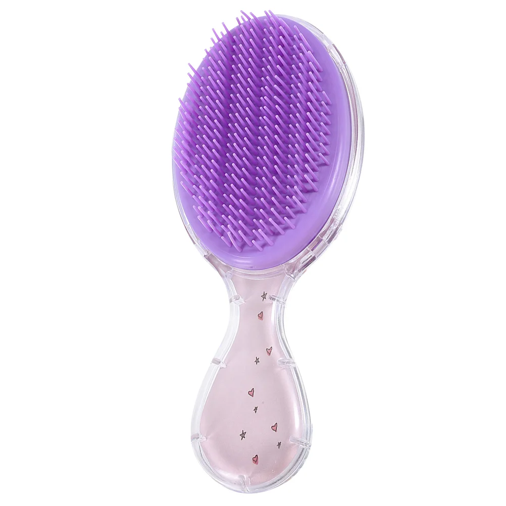 

Oval Cartoon Comb Kids Hair Accessories for Girls Toddlers Baby Brush Detangler Colorful