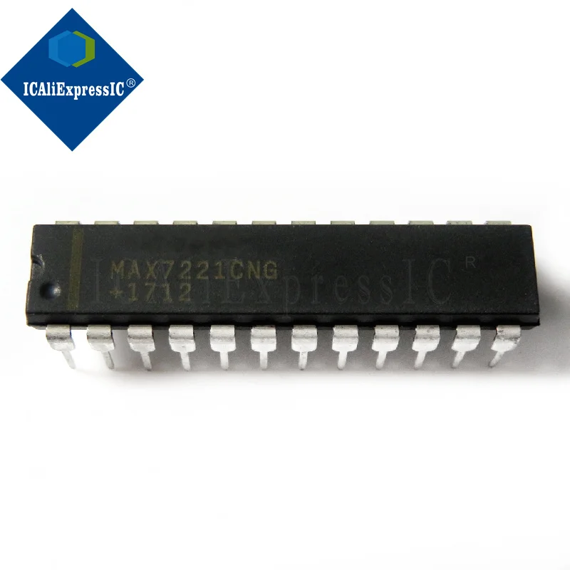 5pcs/lot MAX7221CNG MAX7221 DIP-24 new original In Stock