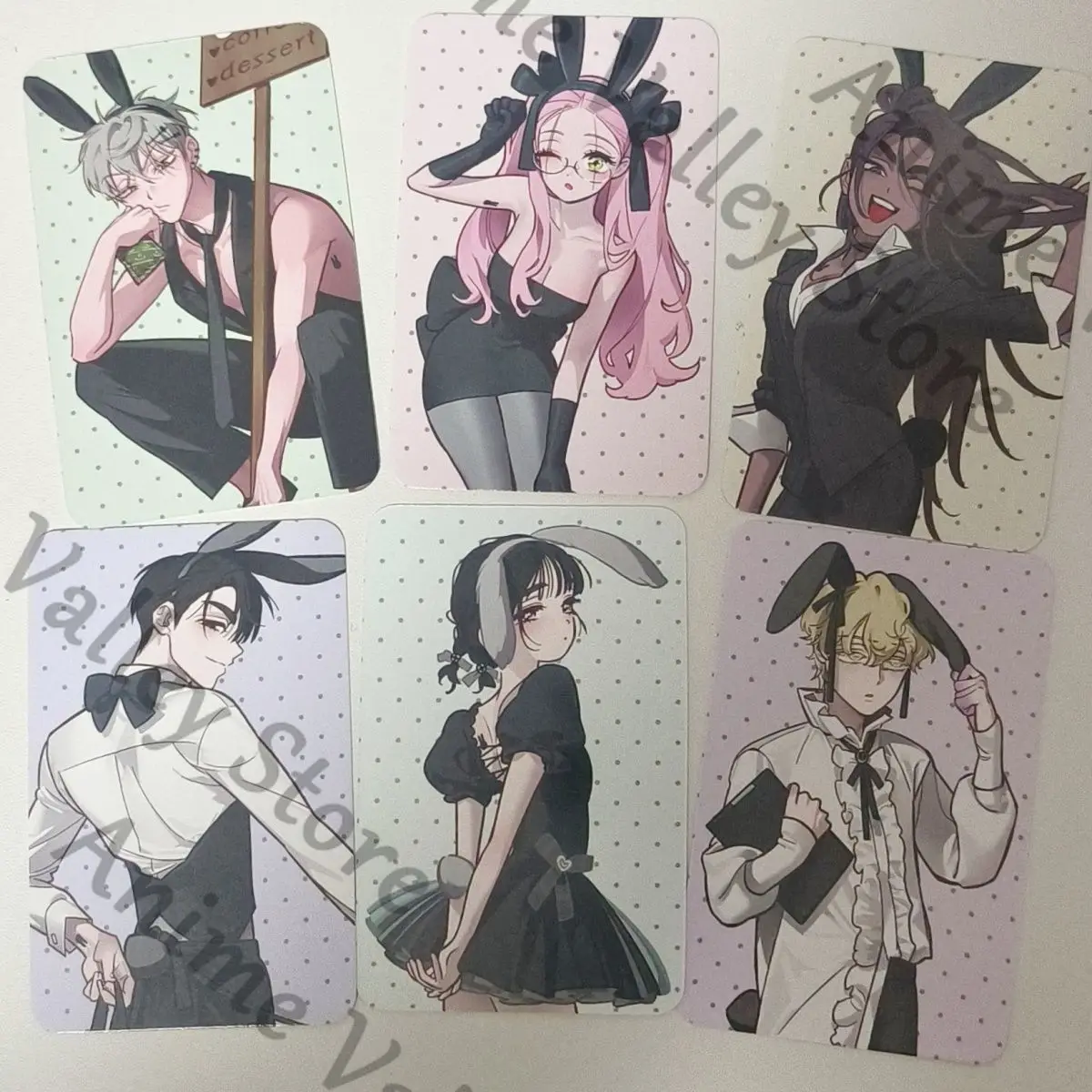 Genuine Anime Alien Stage Luka Ivan Till Hyuna Cosplay 3rd Anniversary Cartoon Card Bookmerk Cards Collection Xmas Gift
