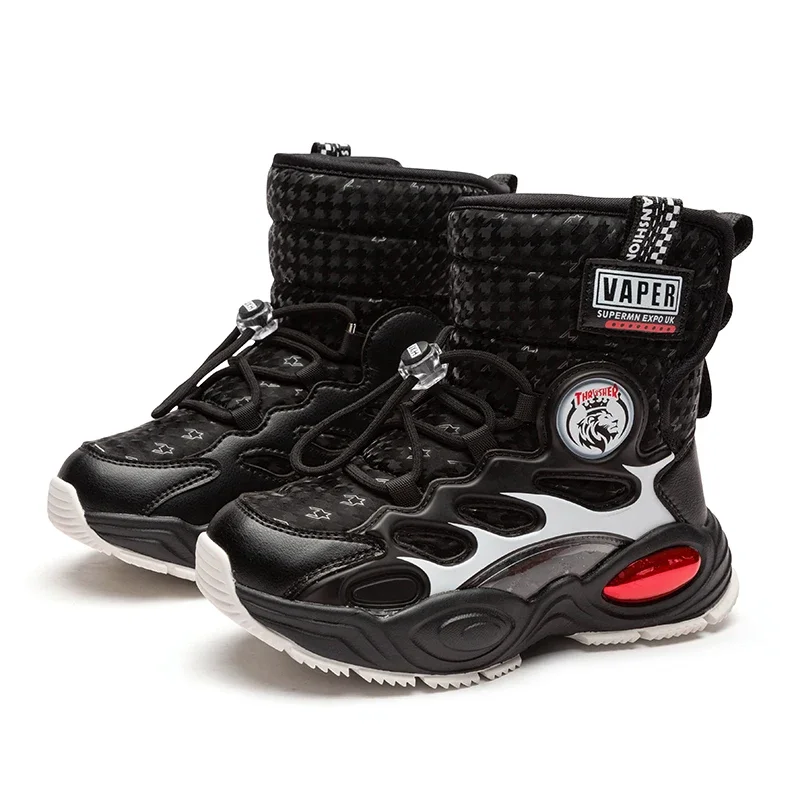 Jongens Meisjes Snowboots Antislip Waterdichte Winterschoenen Veelkleurige Elastische Band Laars (Kleine Kinderen/Grote Kinderen)