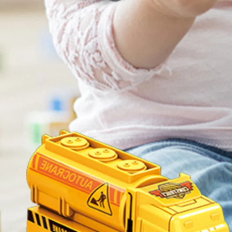 1-delige educatieve auto's kinderen kind trek speelgoed krijger techniek voertuigmodel vier mini-auto's