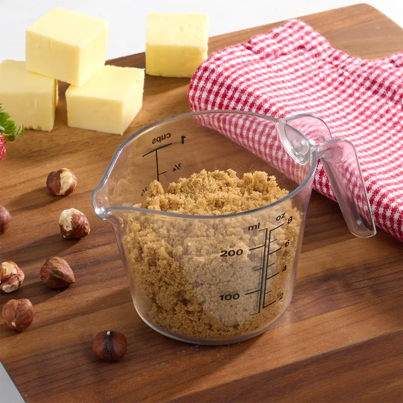 1 Cup Large Spout Plastic Measuring Cup, Clear