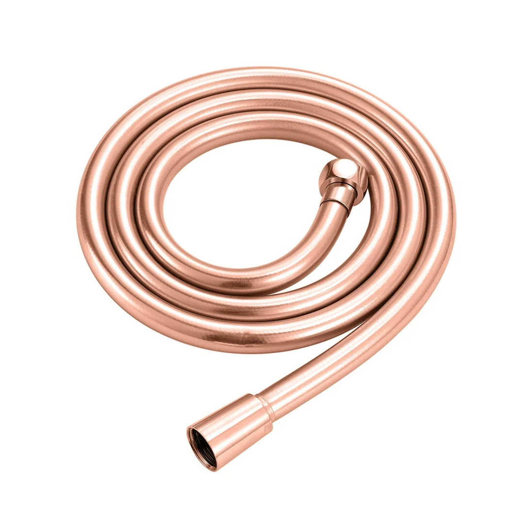 1.5MPVC nickel flexible shower hose gray shower hose long gold bathroom shower pipe extended brushed gold water pipe