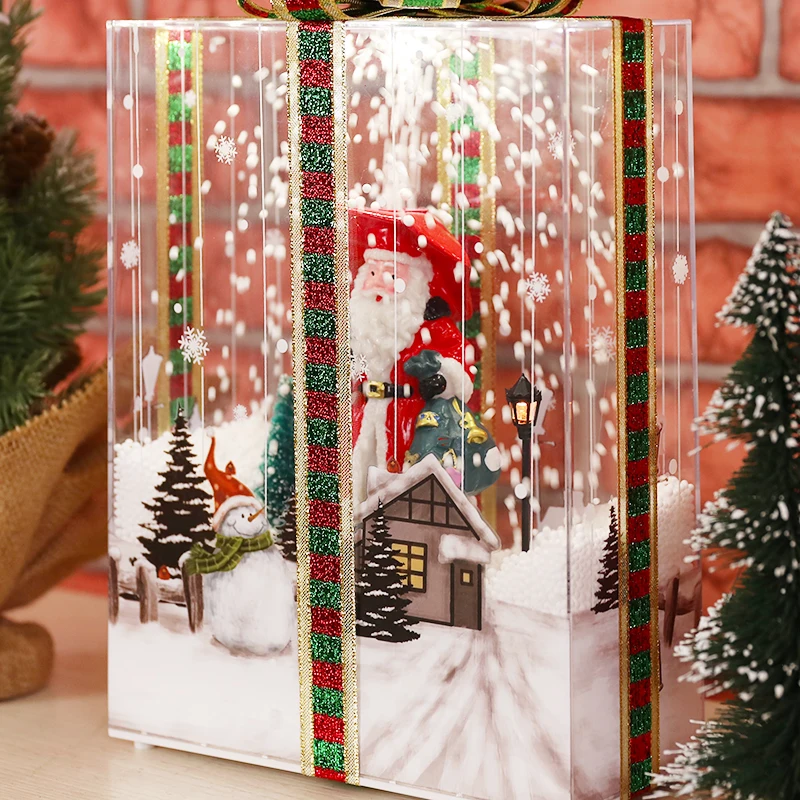 Christmas Gifts Ornaments Craft Supplies Cute Lanterns Christmas Snowballs Music Box