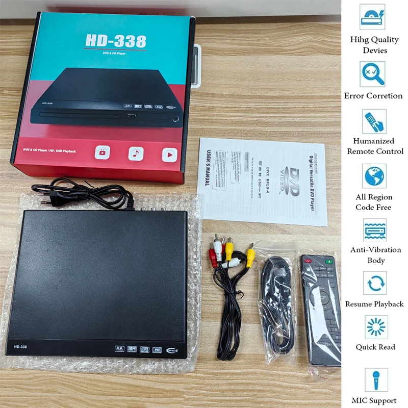 Hd 1080P Home Dvd P…