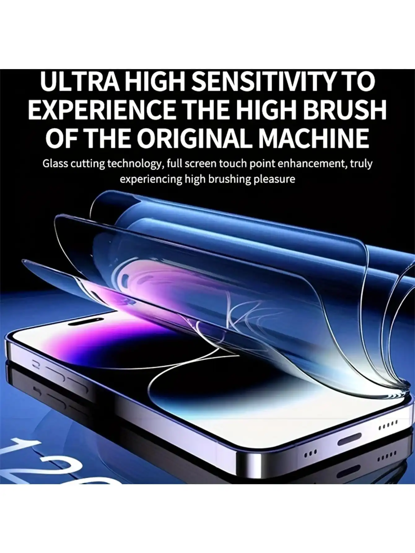 4 قطع واقيات شاشة من الزجاج المقوى عالية الدقة متوافقة مع آيفون 17ProMax/16 ProMax/16 Plus/16E/15 ProMax/14/13/12/11 series #5