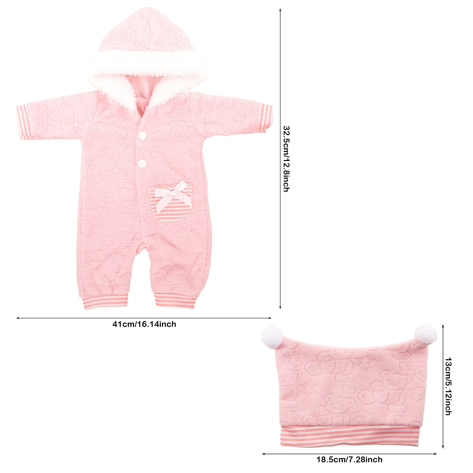 BARWA-Pijama de algodón para muñeca de chica americana, ropa y accesorios de muñeca de nuestra generación, 17 pulgadas, 45cm, nuevo