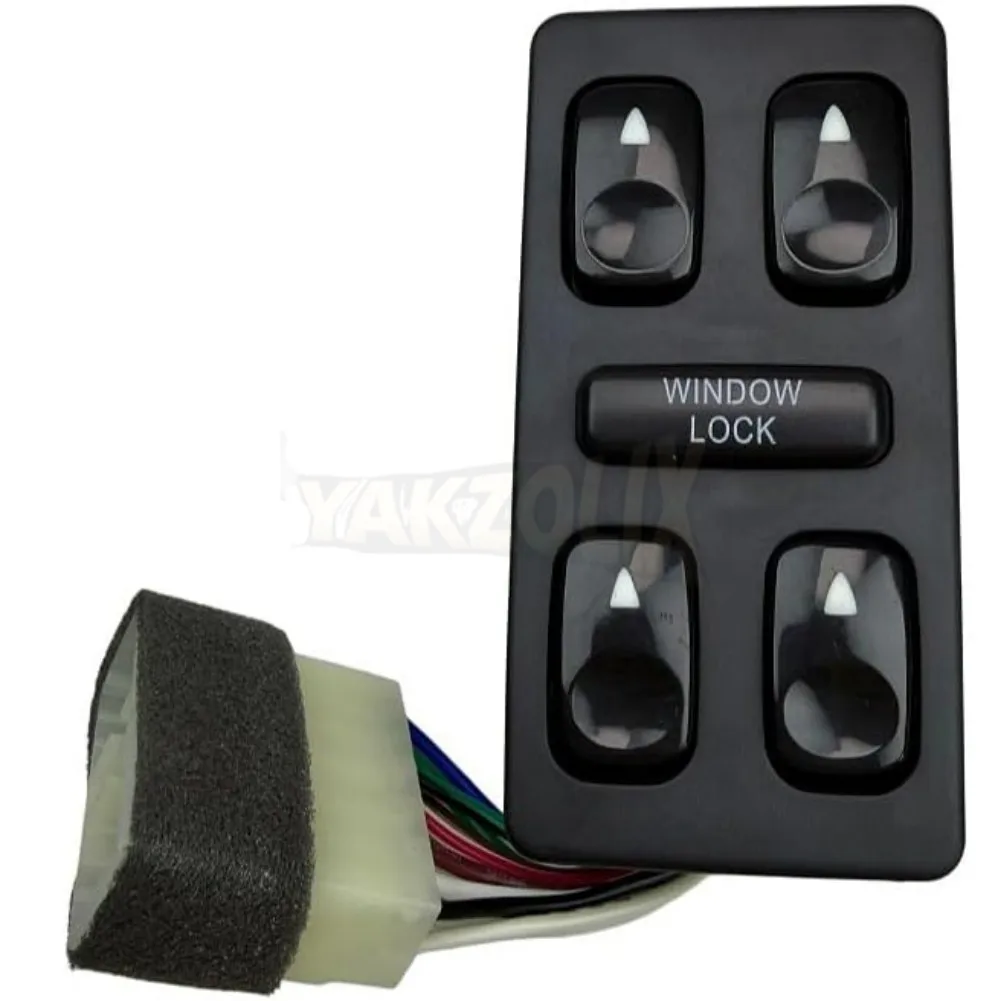 Power Window Master Switch Regulator Glass Lifter Button for Hyundai Elantra 4-Door 1.6L 1992 1993 1994 93570-28001 9357028001