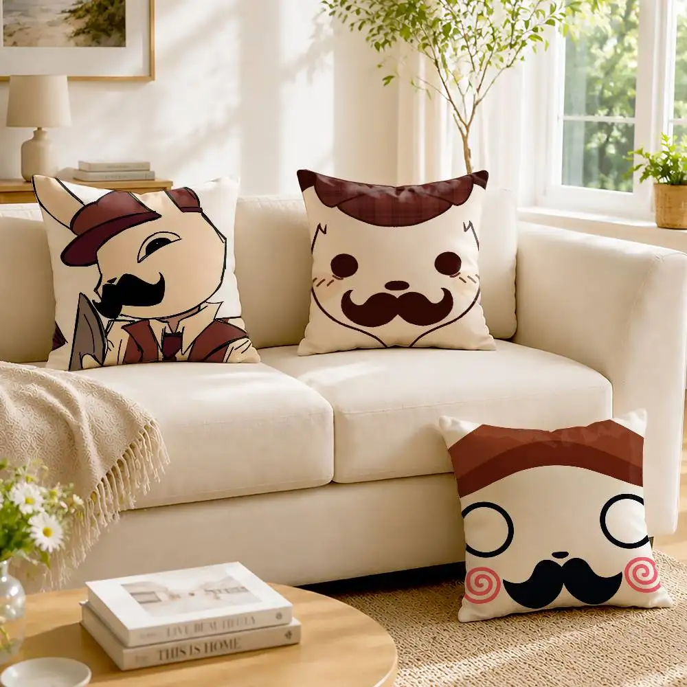 Animal GAME Hospital B-Barney Custom Double Sided Print Square Pillow Cushion Cover