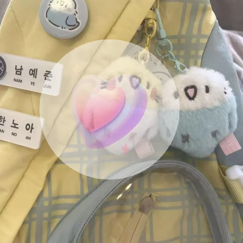 1 pz Kawaii pappagallo uccello bambola di peluche morbido peluche appeso decorazione portachiavi zaino ciondolo regalo carino per i bambini