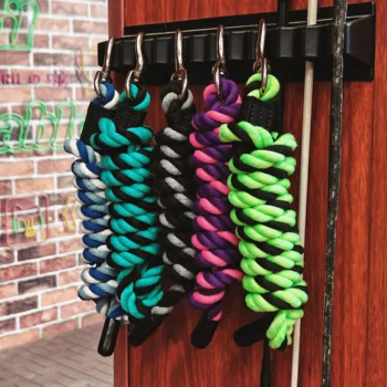 Cavassion 선두용 말 또는 애완 동물 로프, 1.8m 길이 라이딩, 다채로운 면사