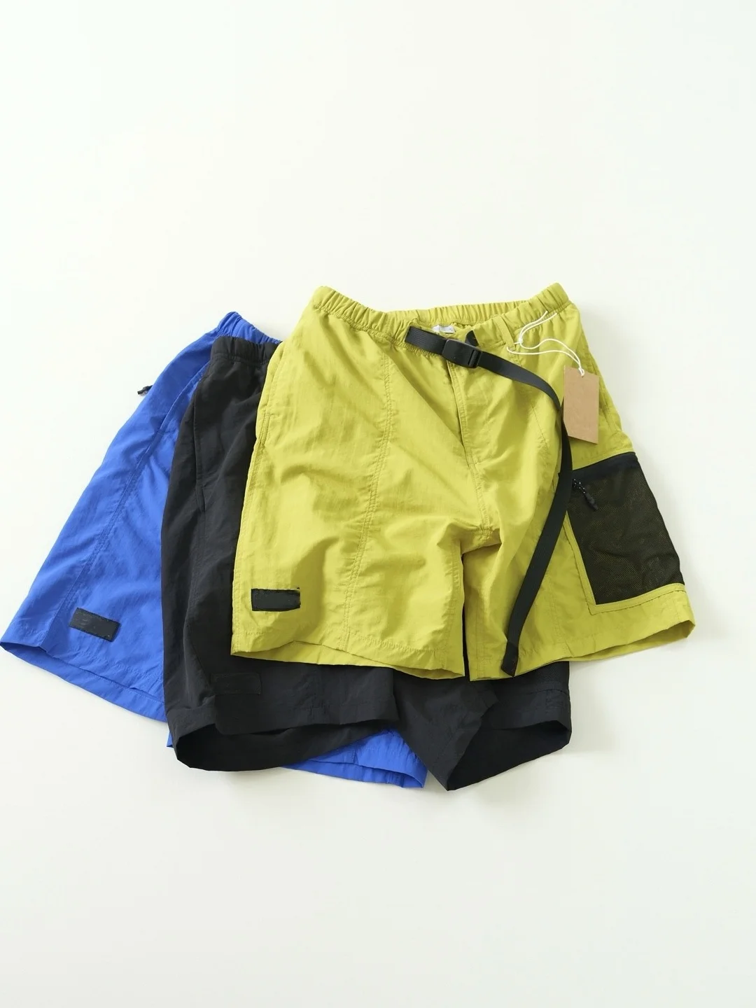 Outdoor Casual Nylon Mesh Patchwork Shorts Resistant to Tear for City Walk And Commuting Spring Summer Fashionable Shorts