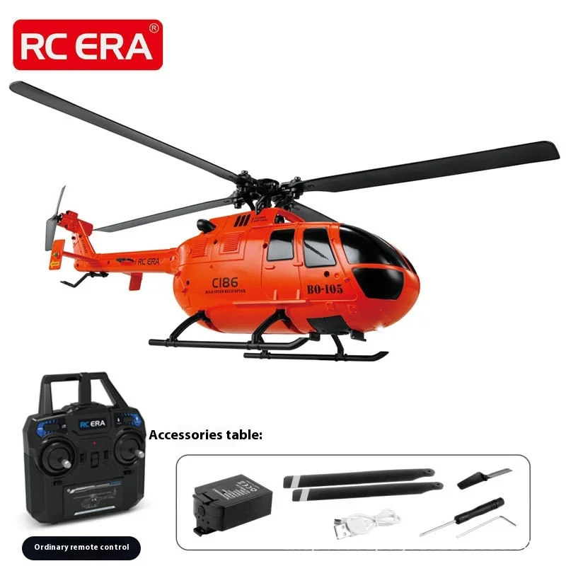 Rc Era Helicóptero de Controle Remoto 1/48 Simulação Modelo Elétrico Helicóptero Armado Hélice Única Aileron Livre Bo-150