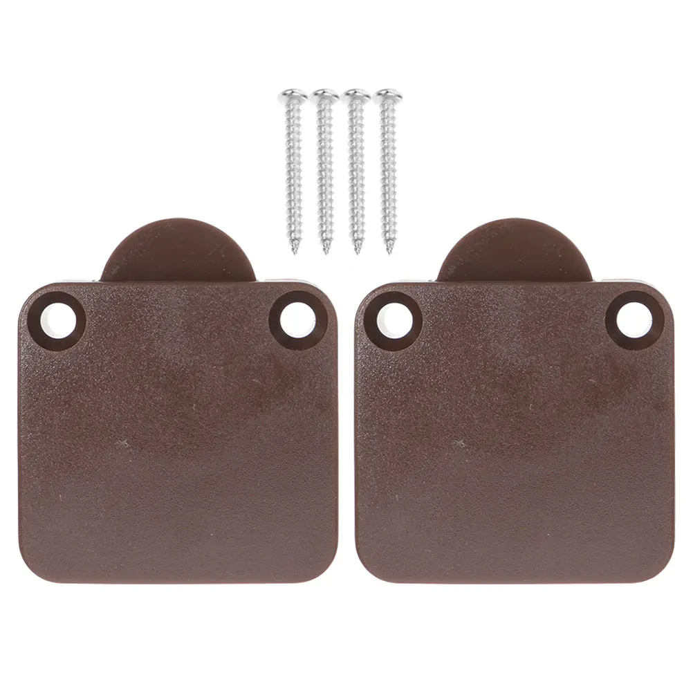 

2 Pcs Door Light Switch Touch Switches Closet Cabinet Copper Button for Closets