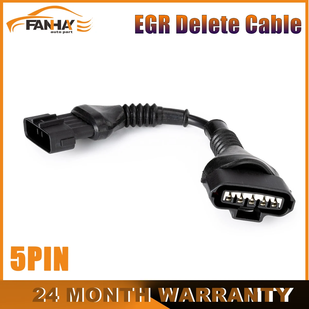 

EGR Delete Cable For Ford Ranger PK 2009 2010 2011 Black 5-PIN EGR Module Delete Cable Car Accessories