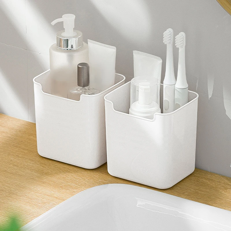 Kotak penyimpan pena, pemegang pena kapasitas besar, warna Solid, kotak penyimpanan pensil kreatif, kotak alat tulis sederhana, perlengkapan kantor