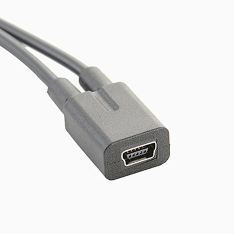 مقسم USB صغير 5p أنثى إلى 5p ذكر صغير + كابل موسع ذكر صغير