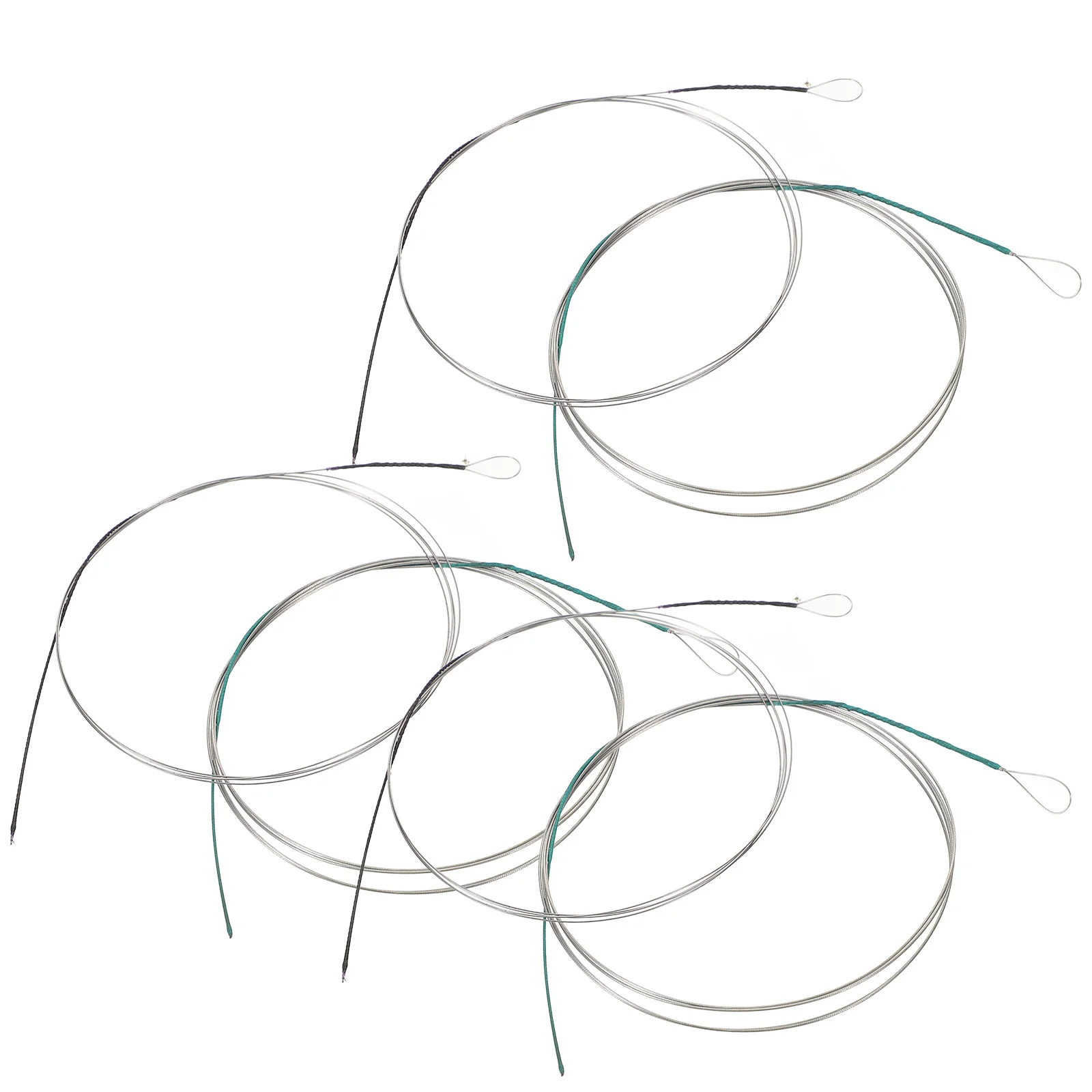 

3Pairs Steel Wire Erhu Strings Full Set Powerful Clear Sound Durable Erhu Replacement Musical Instrument Accessories